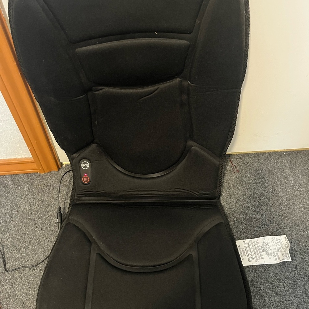 Black Massage Seat Cushion